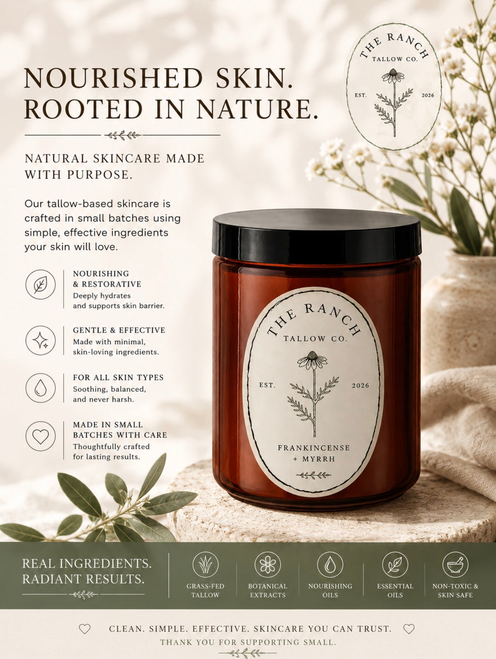 The Ranch Tallow Co.  (4 oz)